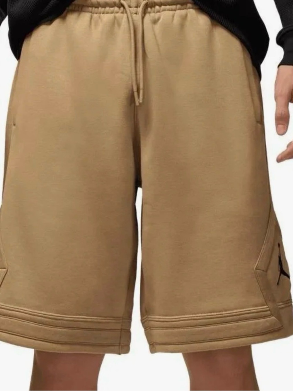 Jordan Men's Tan Athletic Fleece Shorts